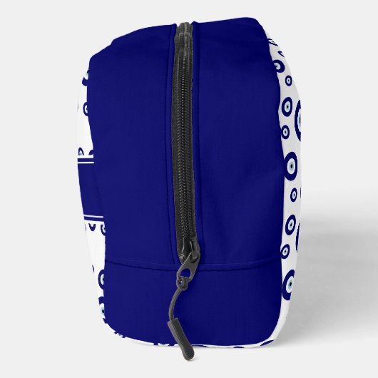 Blue Evil Eye Viel Glück & Protection Symbol Waschbeutel (Rechts)