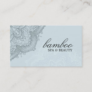 Blue Exotic Wellness-Center Business Card Visitenkarte