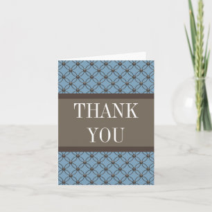 Blue Extravagant Lattice Dankeschön Card Dankeskarte