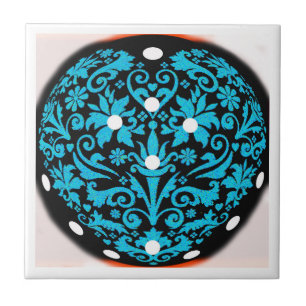 Blue extravagant World Art Fliese