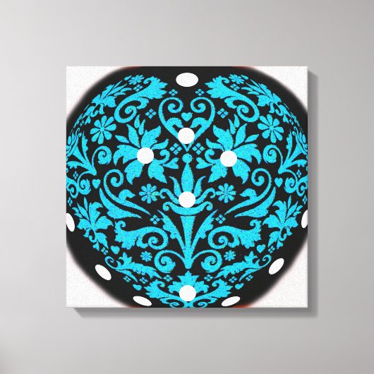 Blue extravagant World Art Leinwanddruck (Vorderseite)