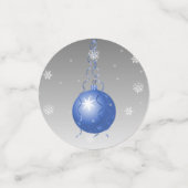 Blue Extravagante Weihnachtsschmuck Confetti Konfetti (Klein Vorderseite)