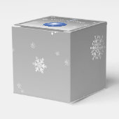 Blue Extravagante Weihnachtsschmuck Gefallen Box Geschenkschachtel (Vorderseite)