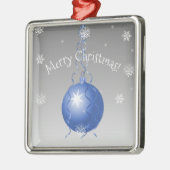 Blue Extravagante Weihnachtsschmuck Keramik Orname (Links)