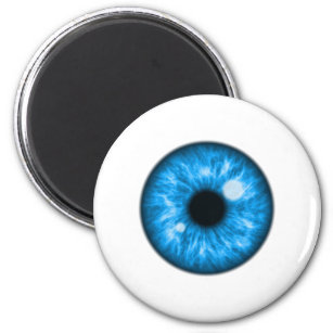Blue Eye Ball Funny Magnet