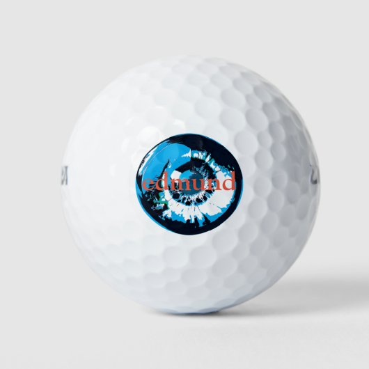 Blue Eye Ball Golf Ball (Vorderseite)