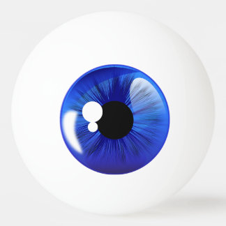 Blue Eye Ball Iris Funny Novelty Ping Pong Ball Tischtennisball