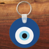 Blue Eye Bead Nazar Amulett gegen Evil Eye Schlüsselanhänger (Vorderseite)