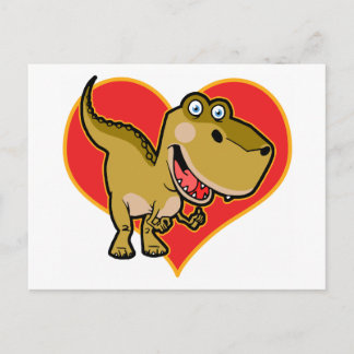 Blue eye Dino Postkarte