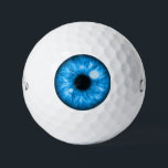 Blue Eye Funny Golfball<br><div class="desc">Eine schöne blaue Augengrafik lässt den Golfball wie ein Augapfel aussehen. Zeigen Sie diese Golfbälle mit einer so detaillierten Iris-Augenkunst, die in Ihrem Golfclub gezeichnet wird. Sie würden sicherlich für lange Zeit viel Spaß und interessante Gespräche mit Ihren Freunden und Ihrer Familie wecken! Perfekte Geschenkideen für Golfer, Halloween oder für...</div>