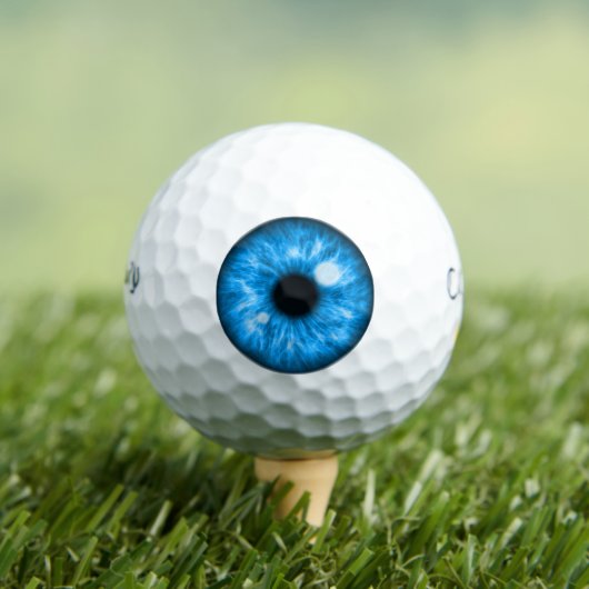 Blue Eye Funny Golfball (Insitu T-Shirt)