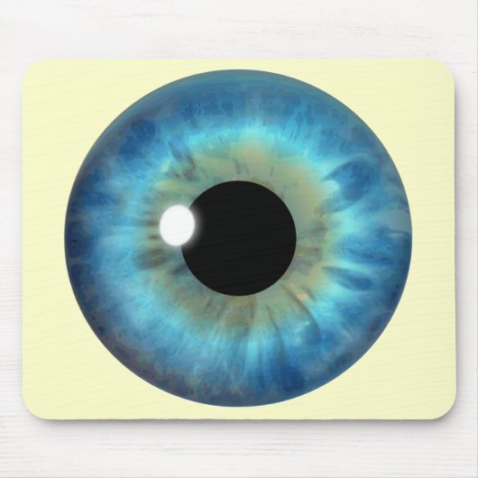 Blue Eye Iris Custom Cool Mousepad Mousemat (Vorne)