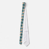 Blue Eye Iris Eyeball Coole Custom Neck Tie Krawatte (Rückseite)