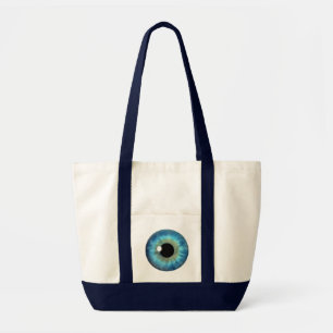 Blue Eye Iris Impulse Coole kundenspezifische Trag Tragetasche
