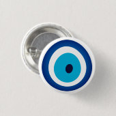Blue Eye Lucky Charm Button (Vorne & Hinten)