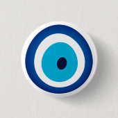 Blue Eye Lucky Charm Button (Vorderseite)