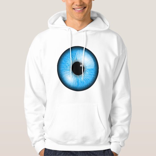 Blue Eye Mens Hoodie (Vorderseite)