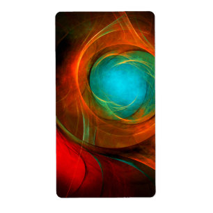 Blue Eye Moderne Abstrakte Kunst Cooles Muster #16