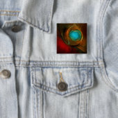 Blue Eye Moderne Abstrakte Kunst Cooles Muster #16 Button (Beispiel)