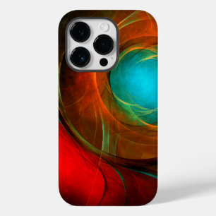 Blue Eye Moderne Abstrakte Kunst Cooles Muster #16 Case-Mate iPhone 14 Pro Hülle