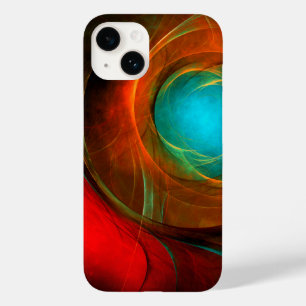 Blue Eye Moderne Abstrakte Kunst Cooles Muster #16 Case-Mate iPhone 14 Hülle