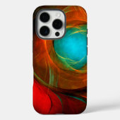 Blue Eye Moderne Abstrakte Kunst Cooles Muster #16 Case-Mate iPhone Hülle (Rückseite)