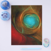 Blue Eye Moderne Abstrakte Kunst Cooles Muster #16 Flyer (Einzeln)