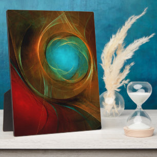 Blue Eye Moderne Abstrakte Kunst Cooles Muster #16 Fotoplatte