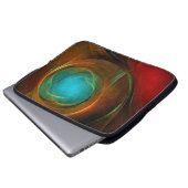 Blue Eye Moderne Abstrakte Kunst Cooles Muster #16 Laptopschutzhülle (Vorne Knopf)