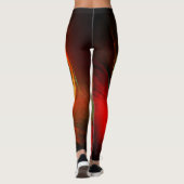 Blue Eye Moderne Abstrakte Kunst Cooles Muster #16 Leggings (Rückseite)