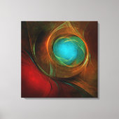 Blue Eye Moderne Abstrakte Kunst Cooles Muster #16 Leinwanddruck (Vorderseite)