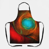 Blue Eye Moderne Abstrakte Kunst Cooles Muster #16 Schürze (Vorderseite)