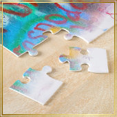 Blue Eye on Graffiti Wall Foto - Puzzle
