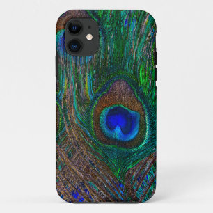 Blue Eye Peacock Feathers Stilvolle Dekoration Case-Mate iPhone Hülle
