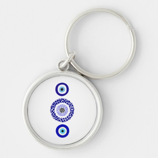 Blue Eye Protection Premium Schlüsselanhänger (Vorne)