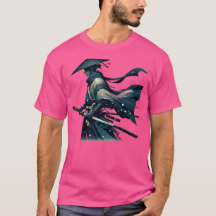 Blue Eye Samurai - Retro Vintage stilisiert T-Shirt