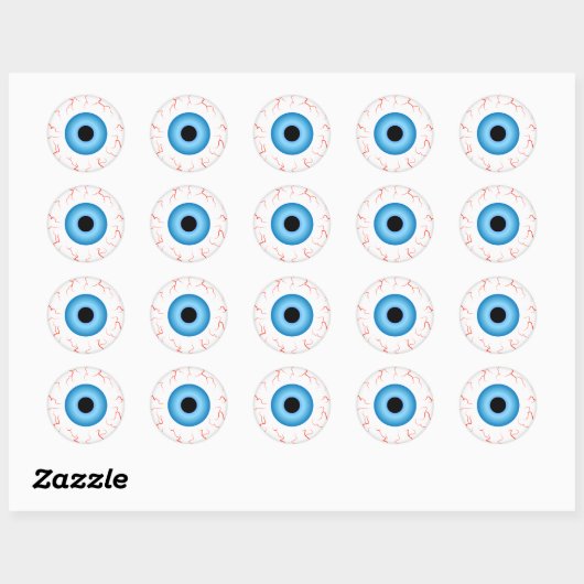Blue Eye Sticker (Blatt)