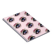 Blue Eye, Vision Spiral Notebook Notizblock (Rechte Seite)