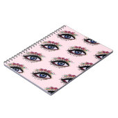 Blue Eye, Vision Spiral Notebook Notizblock (Linke Seite)
