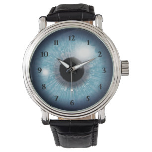 Blue Eyeball Armbanduhr
