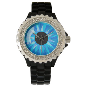 Blue Eyeball Armbanduhr