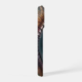 Blue Eyeball Fractal Art, iPhone Hülle (Rechte Seite)