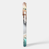 Blue Eyeball Fraktal Art Case-Mate iPhone Hülle (Rückseite / Links)