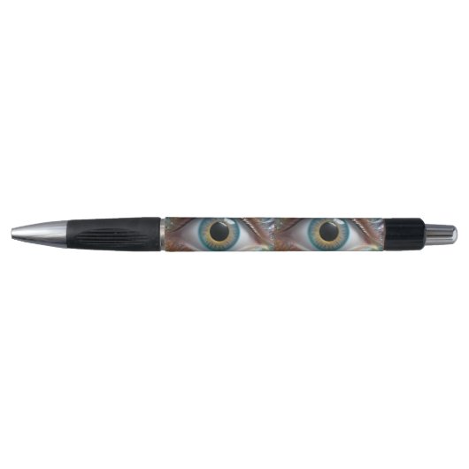 Blue Eyeball Fraktal Art Kugelschreiber (Vorderseite)