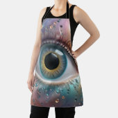 Blue Eyeball Fraktal Art Schürze (InSitu)