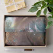 Blue Eyeball Fraktal Art Seidenpapier (Geschenk)