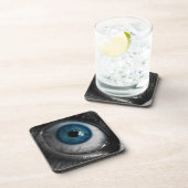 Blue Eyeball Getränkeuntersetzer (Rechte Seite)