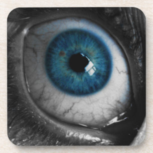 Blue Eyeball Getränkeuntersetzer