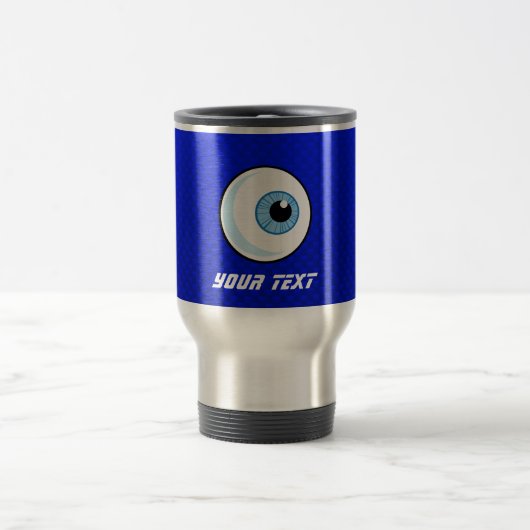 Blue Eyeball Reisebecher (Mittel)