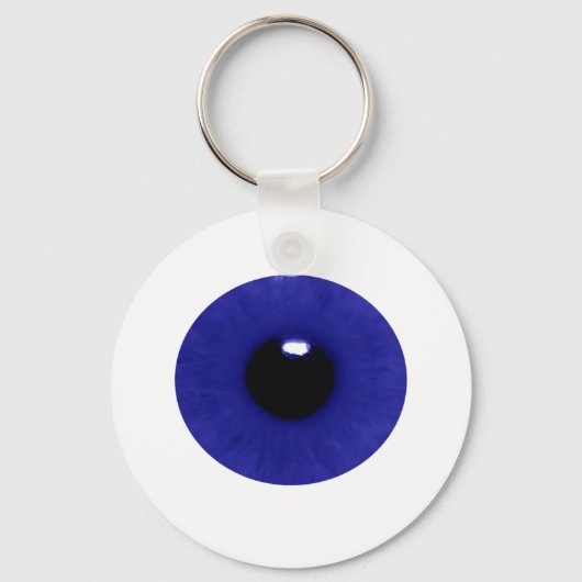 Blue Eyeball Schlüsselanhänger (Vorderseite)